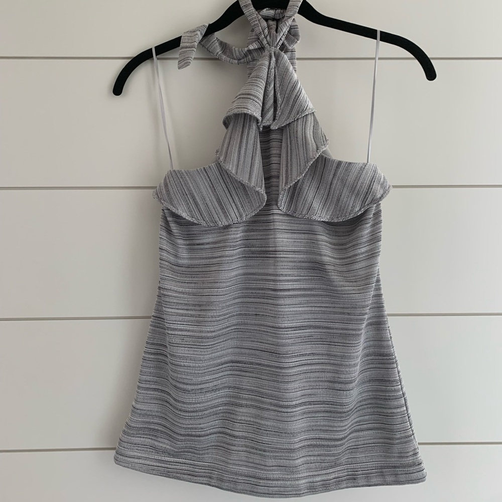 Ruffle halter top